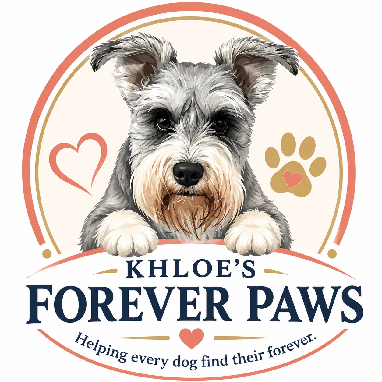 Khloe’s Forever Paws logo